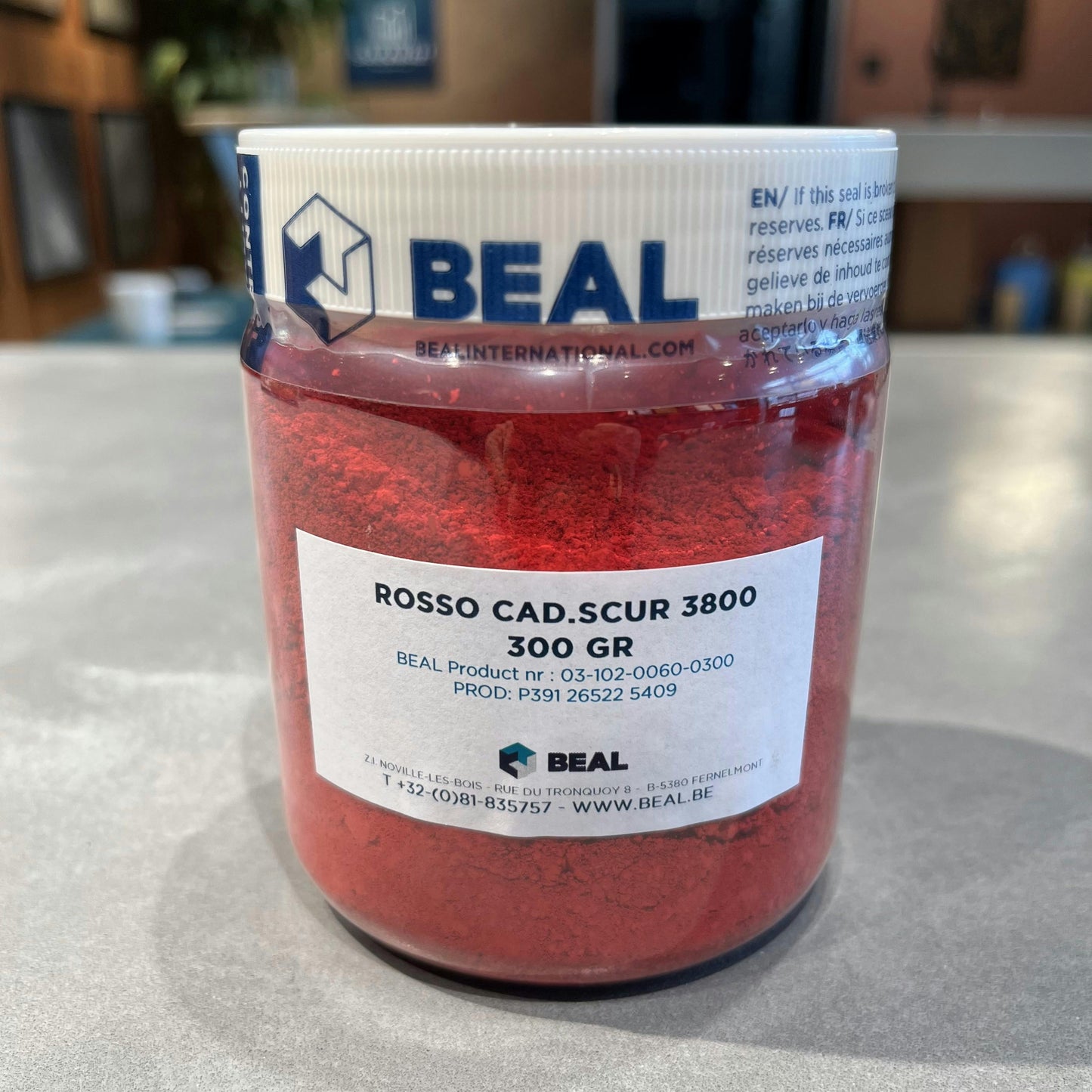 顔料　ROSSO CADMIO SCAR 3800　300g　SAKURA