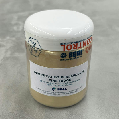 顔料　ORO MICACEO PERLESCENTE FINE 100g