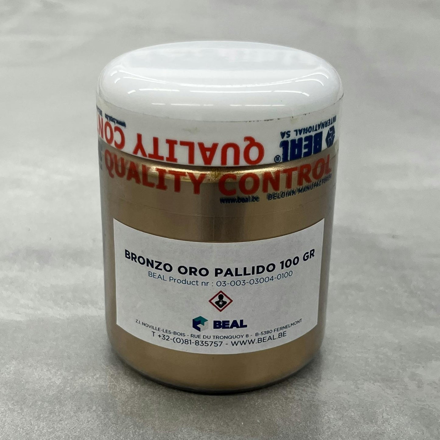顔料　BRONZO ORO PALLIDO 100g