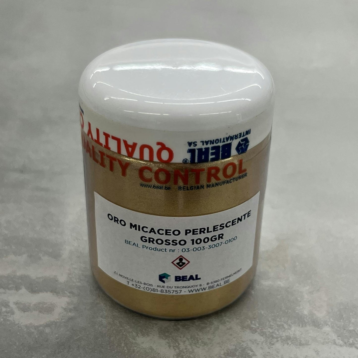 顔料　ORO MICACEO PERLESCENTE GROSSO 100g