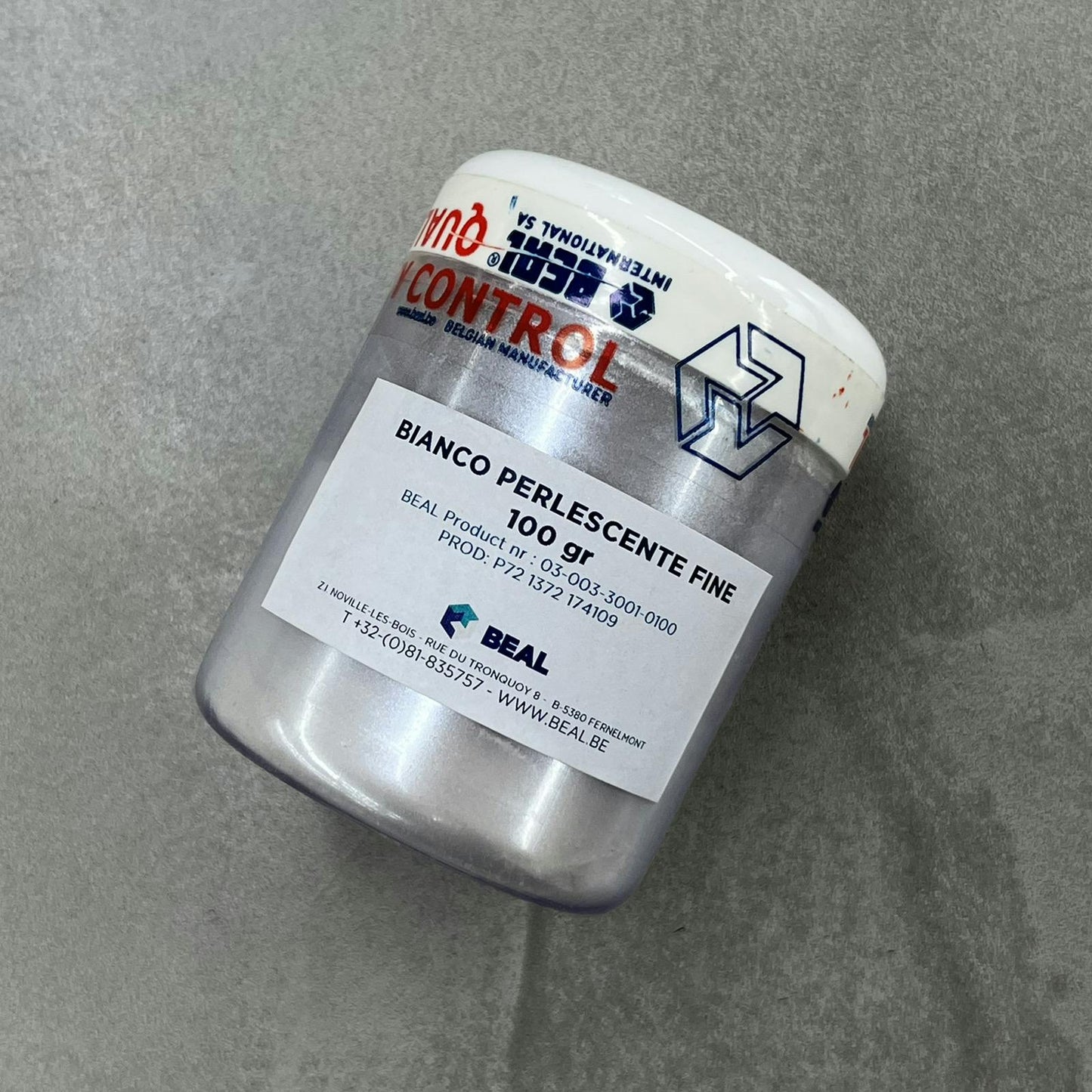 顔料　BIANCO PERLESCENTE FINE 100g
