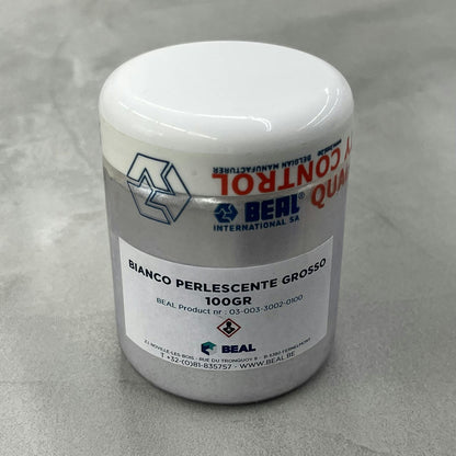 顔料　BIANCO PERLESCENTE GROSSO 100g