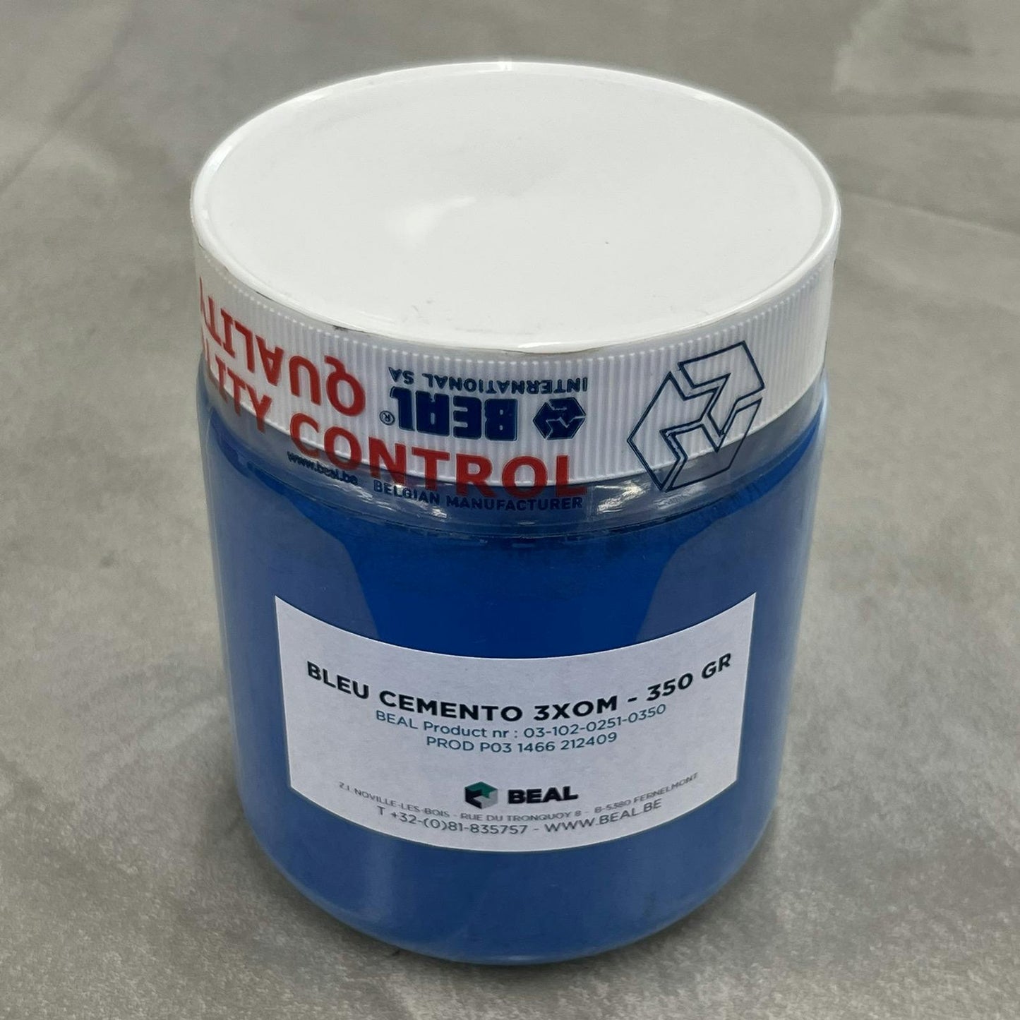 顔料　BLEU　CEMENTO　350g　AGUA【104692】