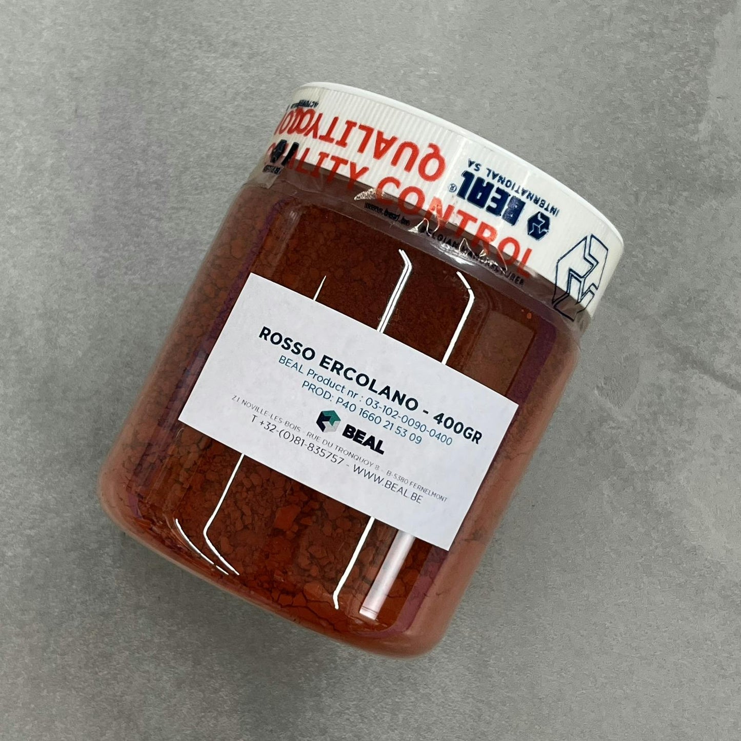 顔料　ROSSO  ERCOLANO　赤　400g　VESUVIO【104696】