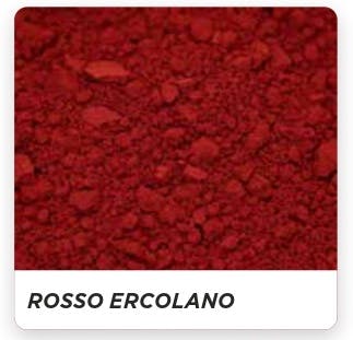 顔料　ROSSO  ERCOLANO　赤　400g　VESUVIO【104696】
