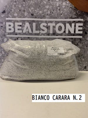 ビールストーン　種石　BIANCO CARRARA　3～6　N.2【105200】